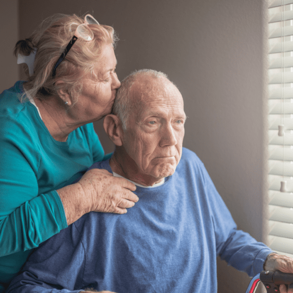 elderly wife and husband